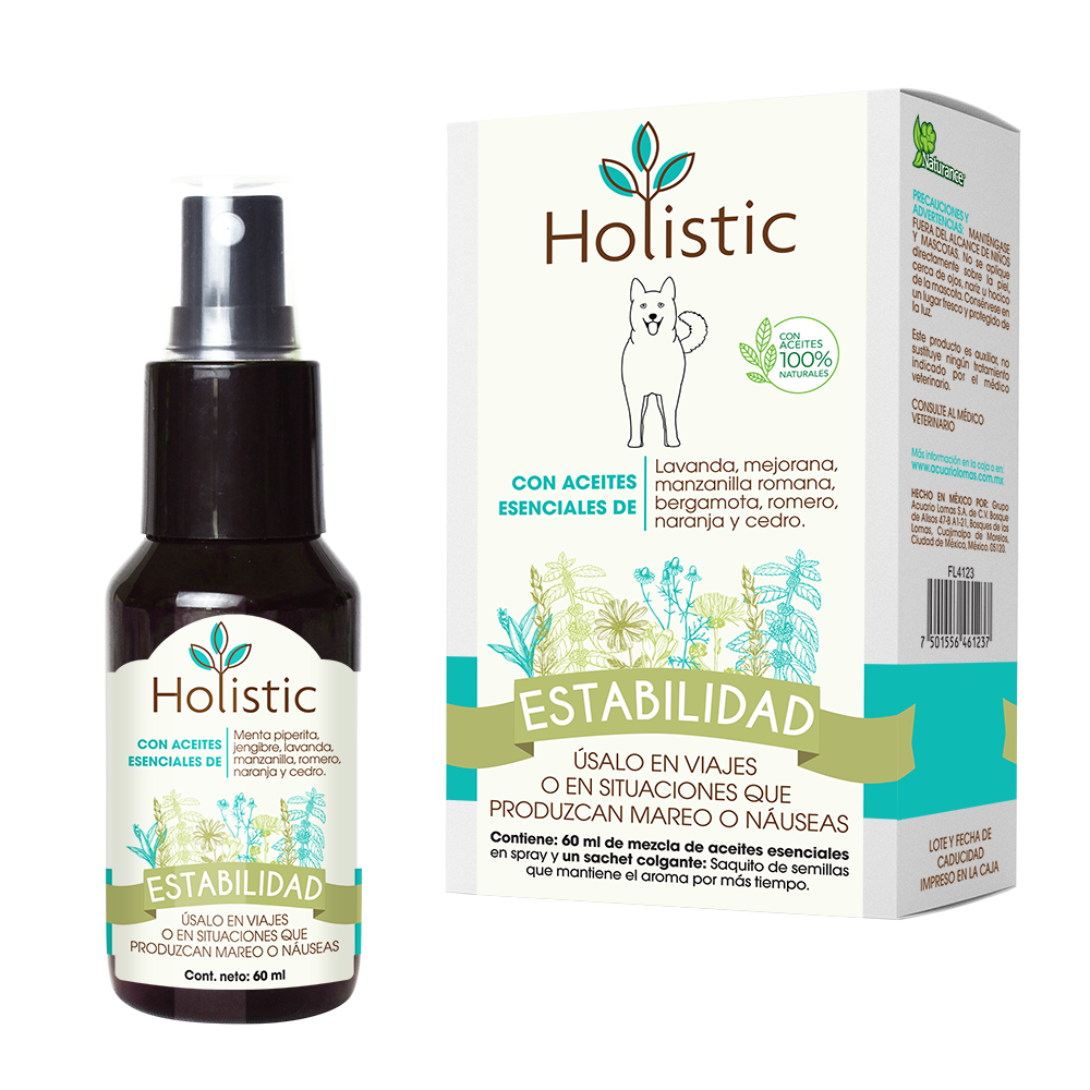 Holistic Estabilidad 60 mL (Viaje : Mareo o Náuseas ) Aromaterapia